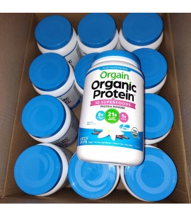 Orgain 2.02 lb Organic Vegan Protein + 50 Superfoods Powder. 3024 Units. EXW Los Angeles
